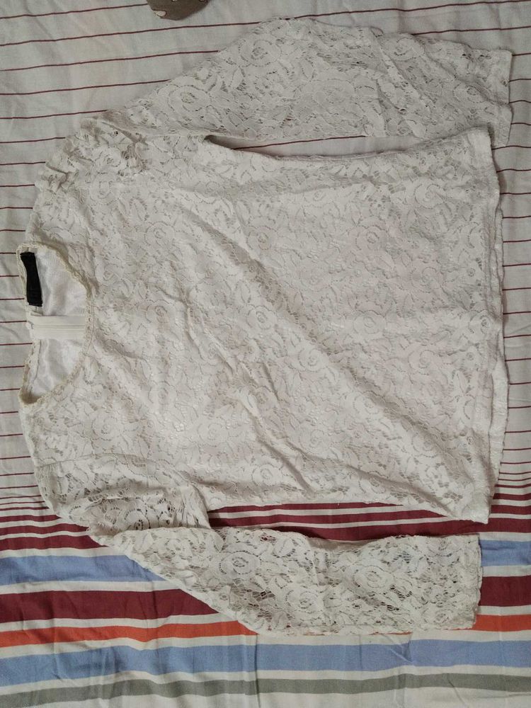 White Lace Top
