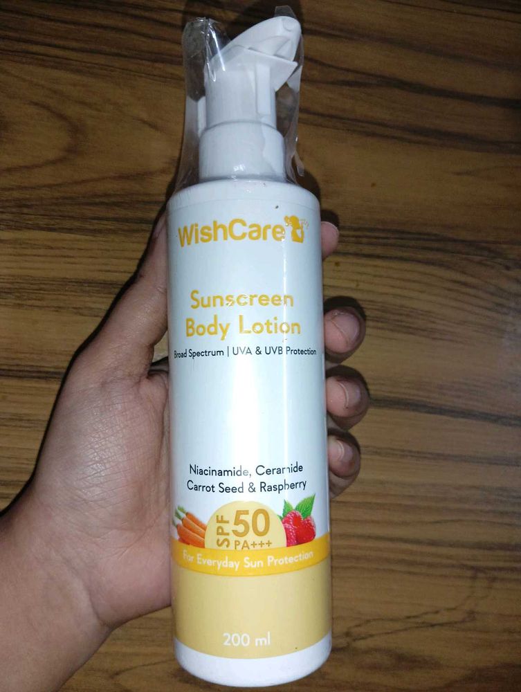 wishcare spf lotion