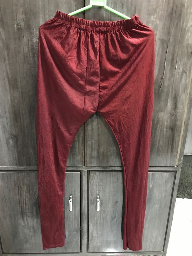 Brown Shinny Leggings