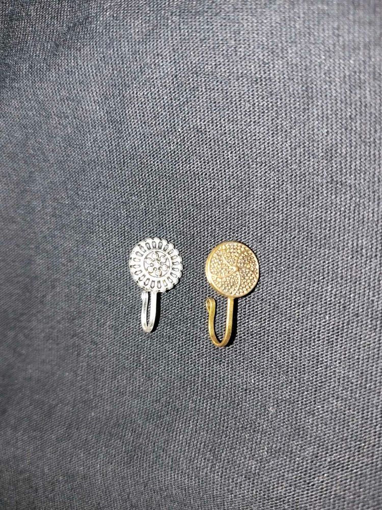 Nose Pins - Gold &amp; Silver