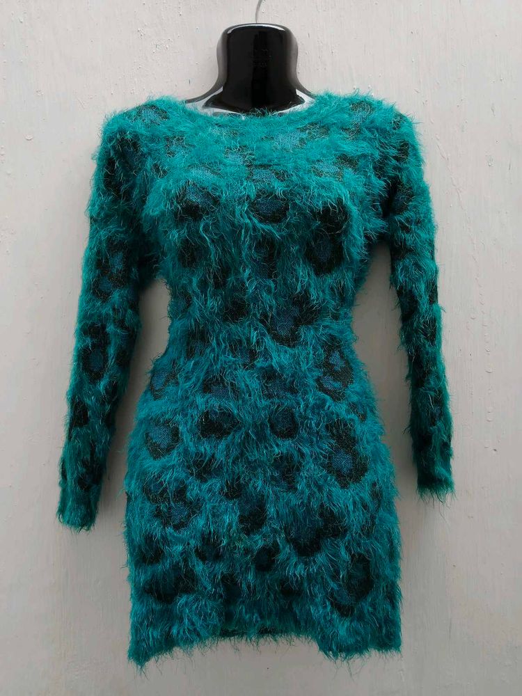 Furry Bodycon One Piece
