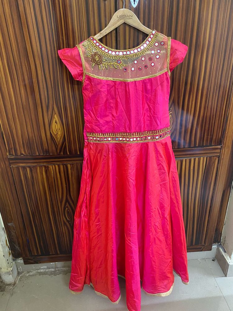 Pink Ethnic Dress
