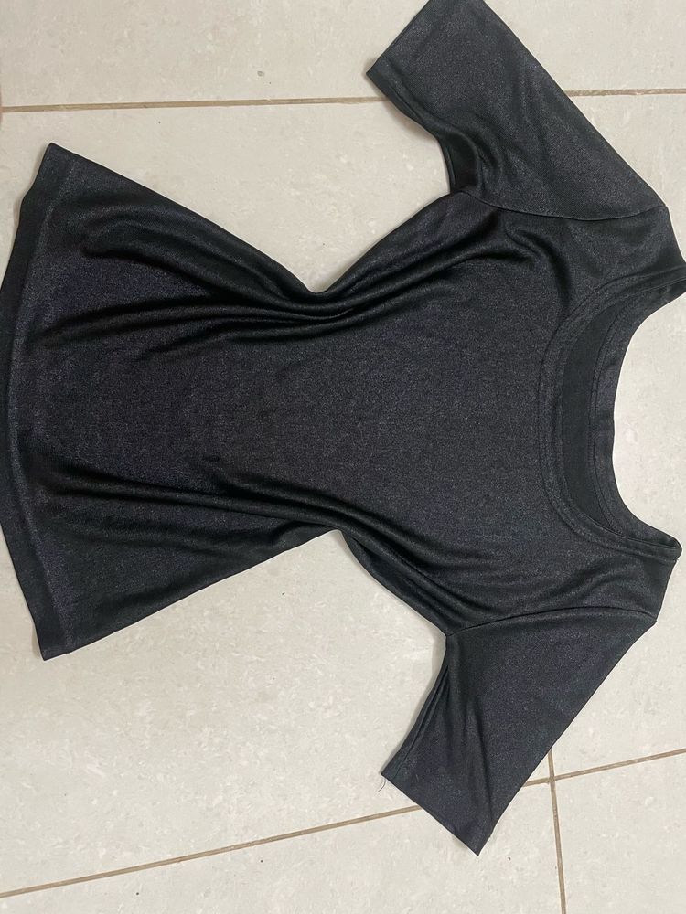 Dark Gray Basic T-Shirt