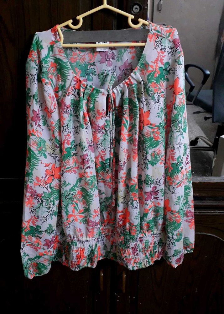 Floral Print Blouse