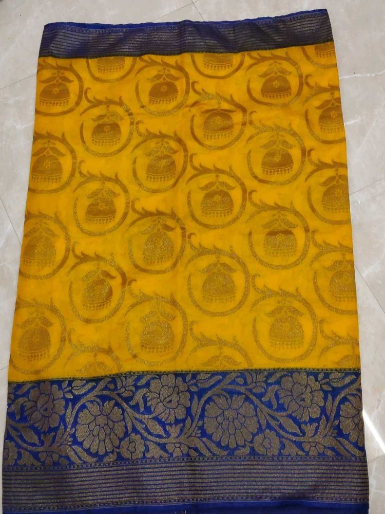 Silk Saree With Heavy Zari
