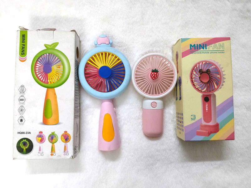 COMBO OF 2 MINI FAN&#39;S