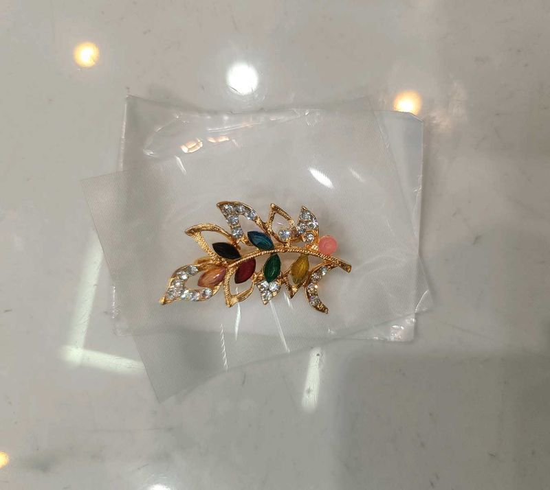 Colorful Leaf Brooch