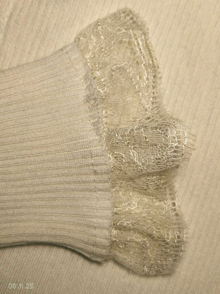 🌷 Lace Trim Knit Shrug💮🌸