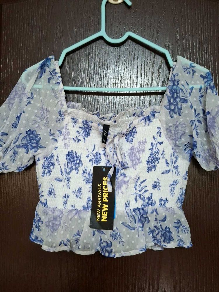 Floral Crop Top