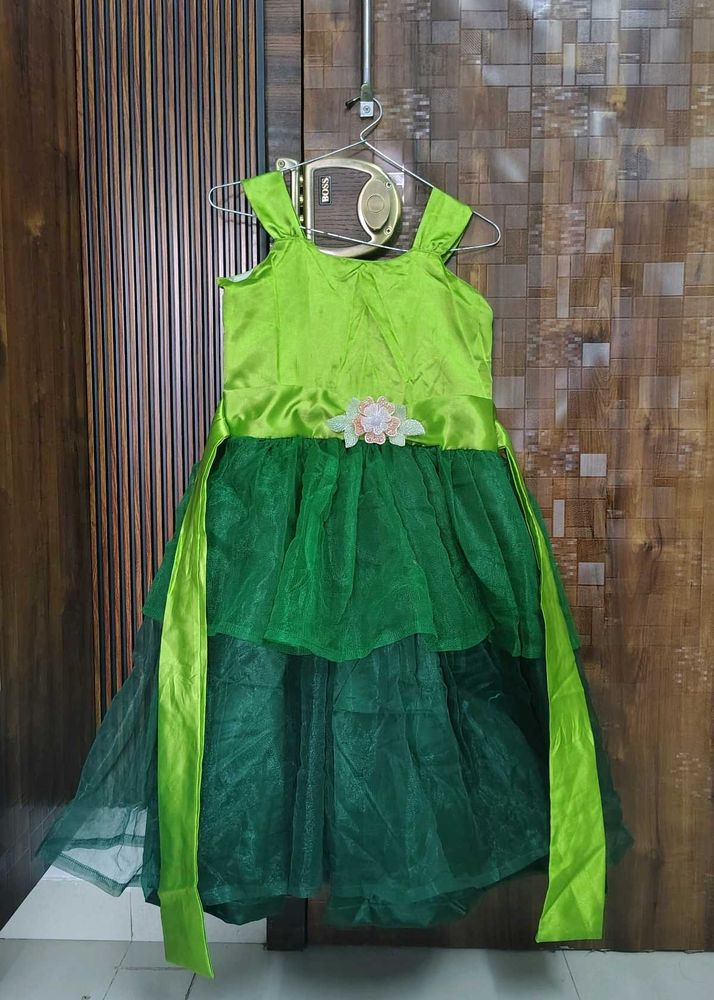 Green Party Dress