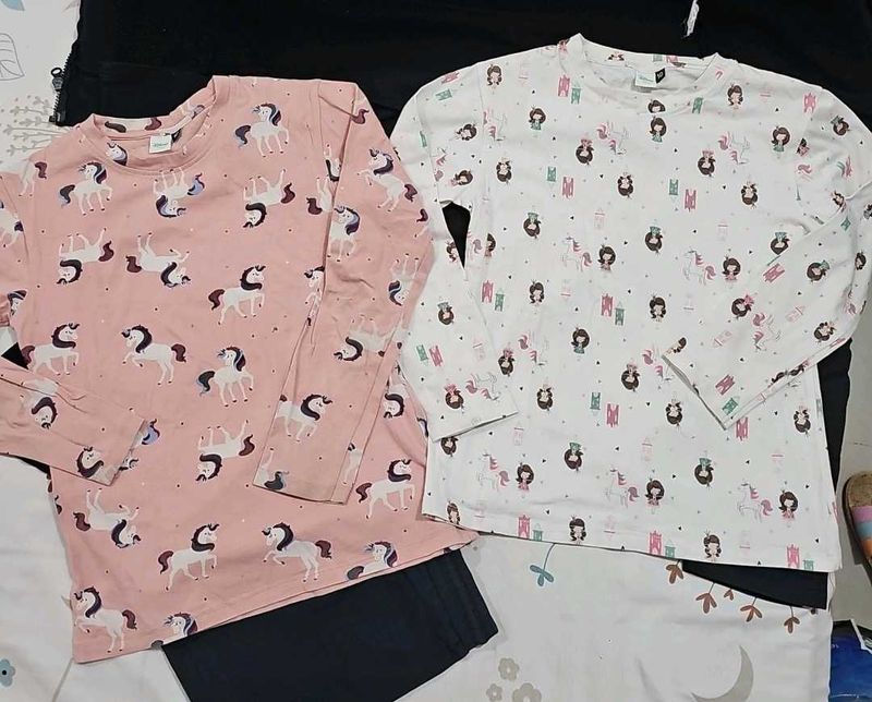 Disney Kids' Long Sleeve Tops - Set of 2
