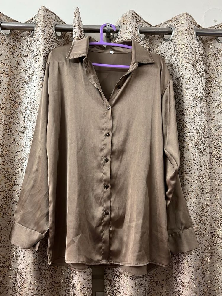 Elegant Satin Stlish shirt