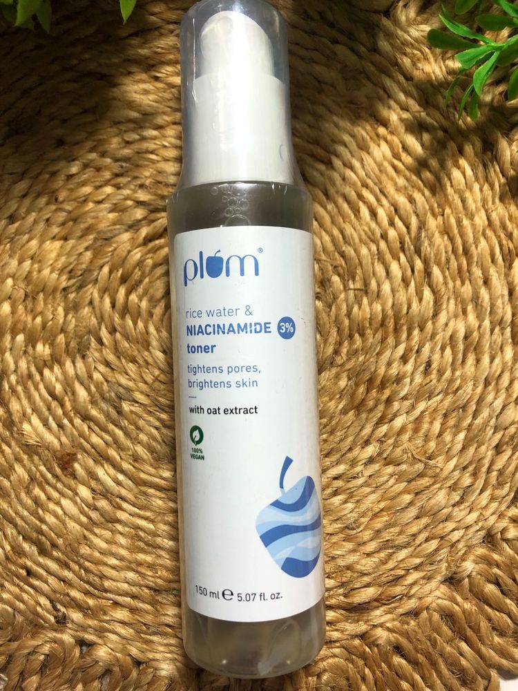 Plum Ricewater And Niacinamide Toner