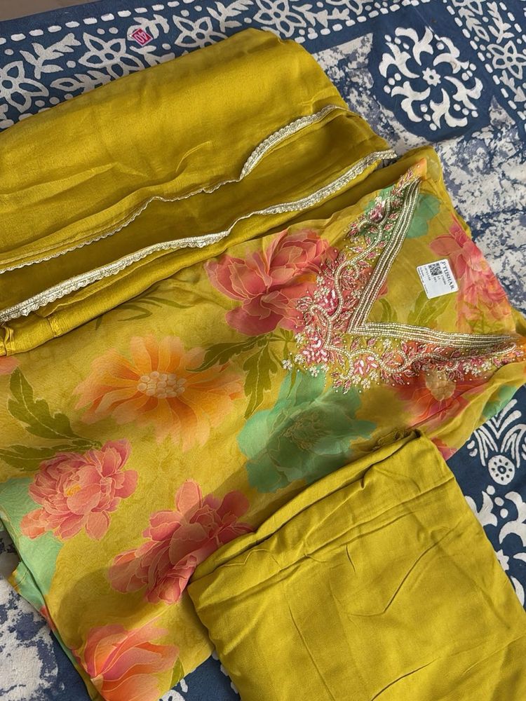 3 Piece Organza Suit Set(2)