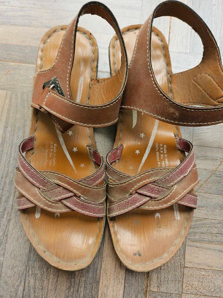 Brown Strappy Sandals