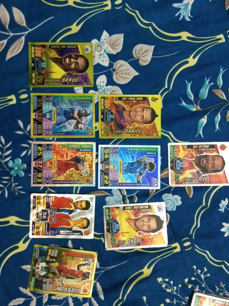 Cricket Attax Cards From Different Years 2011-15