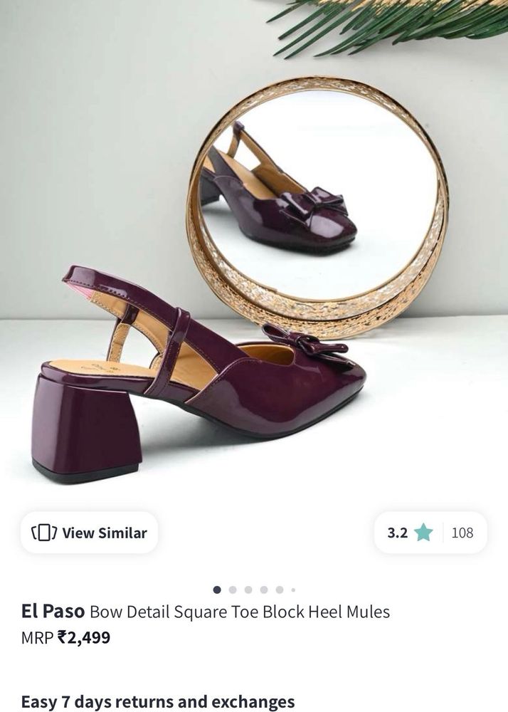 Block Heel /mules