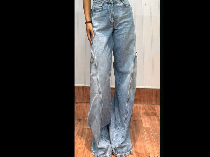 Zara cargo jeans