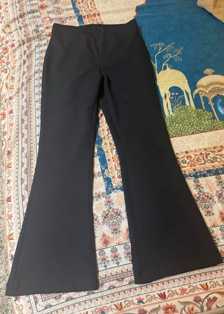 Black Flared Pants