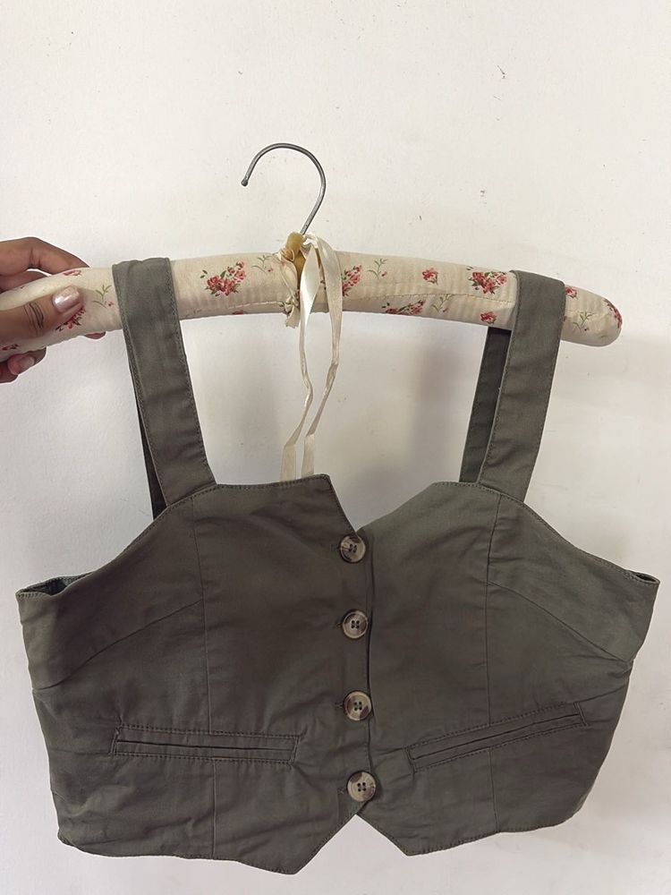 Cute Cropped Vest Top