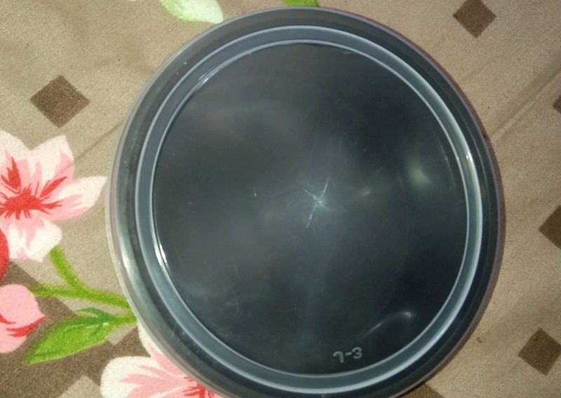 Black Round Container