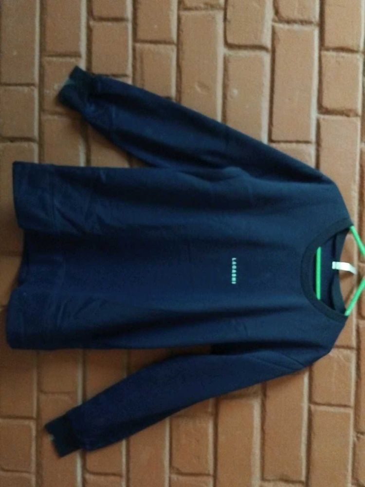 Navy Blue Long Sleeve T-Shirt