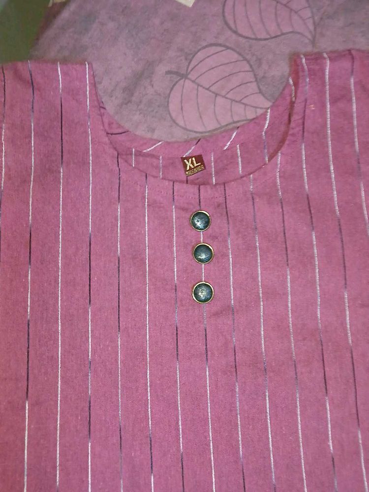 Striped Tunic Top - Size XL