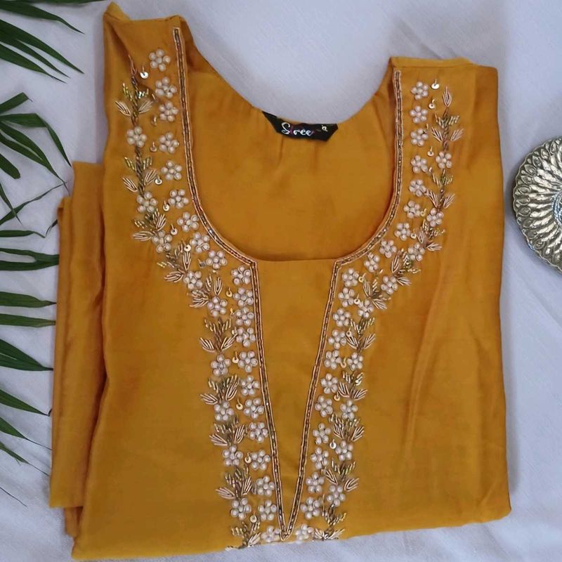 Elegant Yellow Kurta