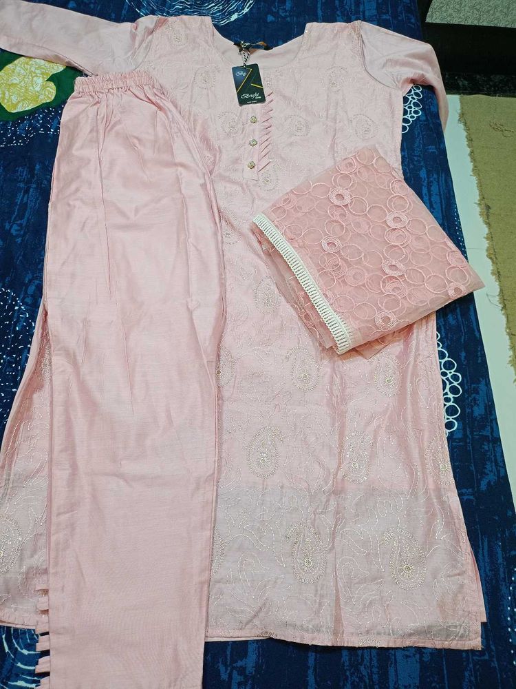 Paint Kurti Net Dupatta ✨