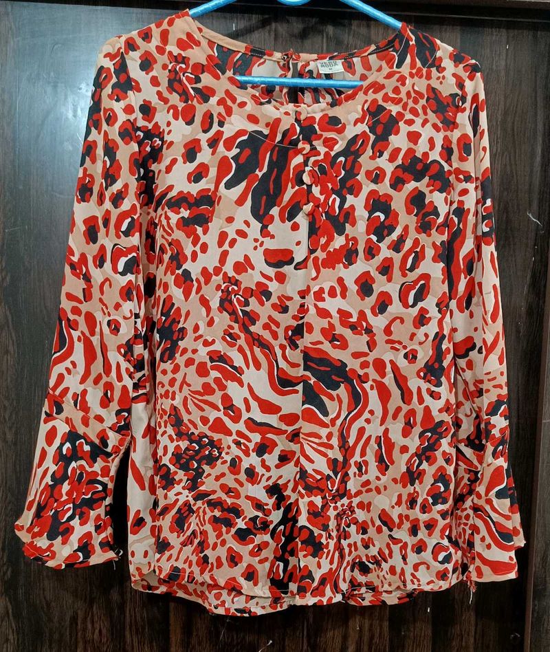 Animal Print Top