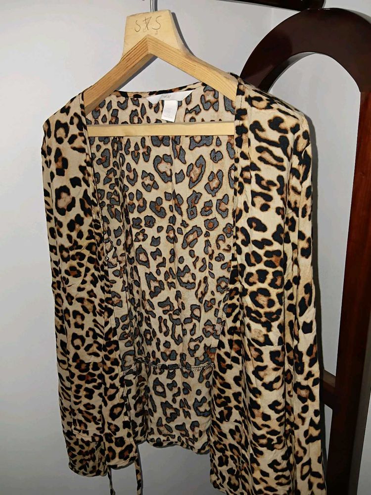 Leopard Print Cardigan