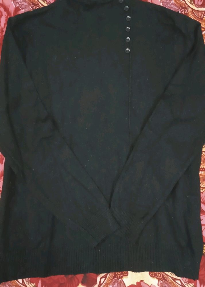 A Black Soft Warm Sweater For U
