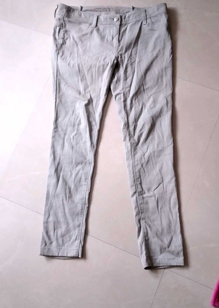 khaki cotton chinos  waist 32 /height 35 inches