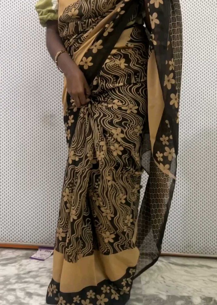 Elegant Floral Saree