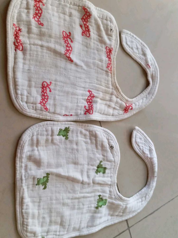 Usa Imported Baby Bibs - Set of 2