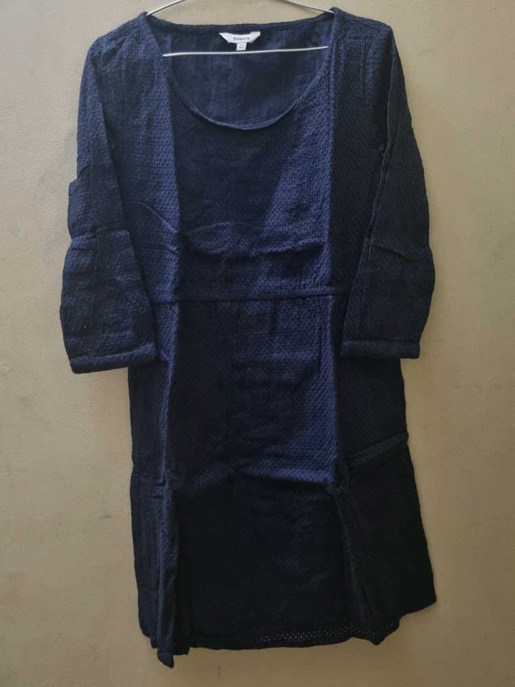 BOSSINI BLUE SCIFFI DRESS