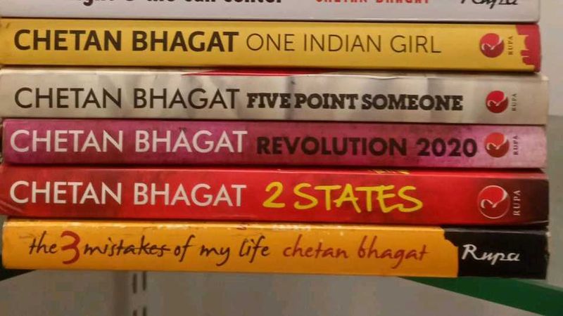 4 Chetan Bhagat Book Collection