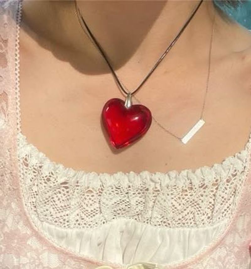 Red Chunky Heart ( RESTOCK!! )