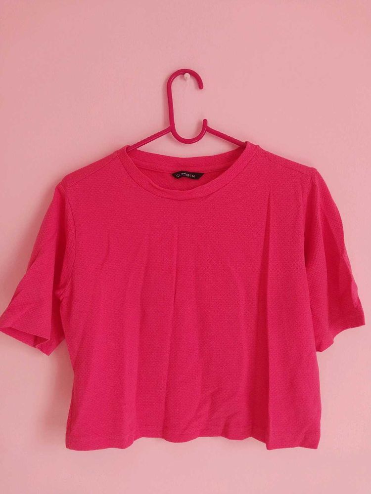 Pink Casual T-Shirt