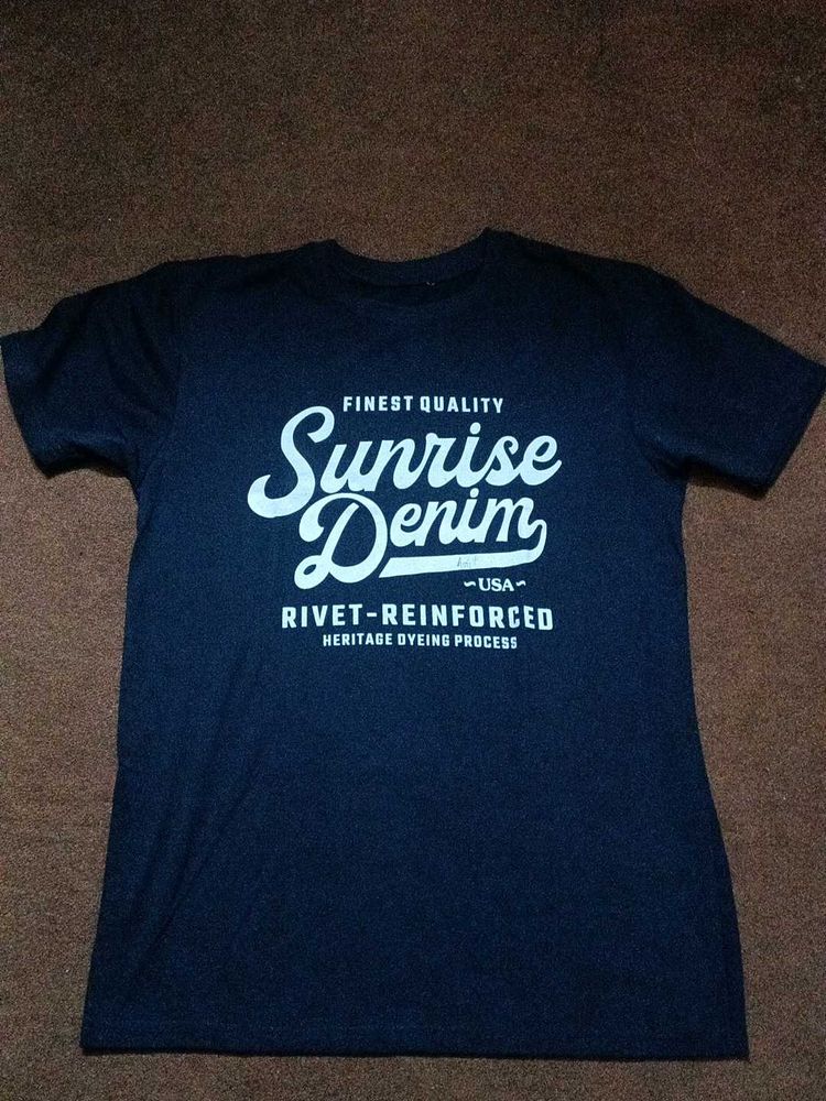 Sunrise Denim Graphic Tee
