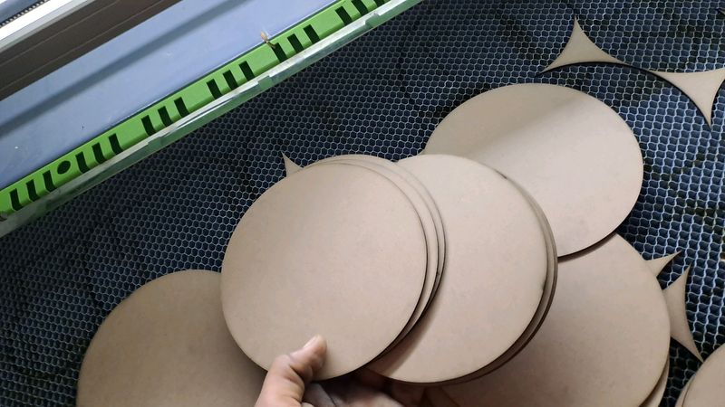 6x6=6 Pic Inch Mdf Bord Wall Design Sheet #frem