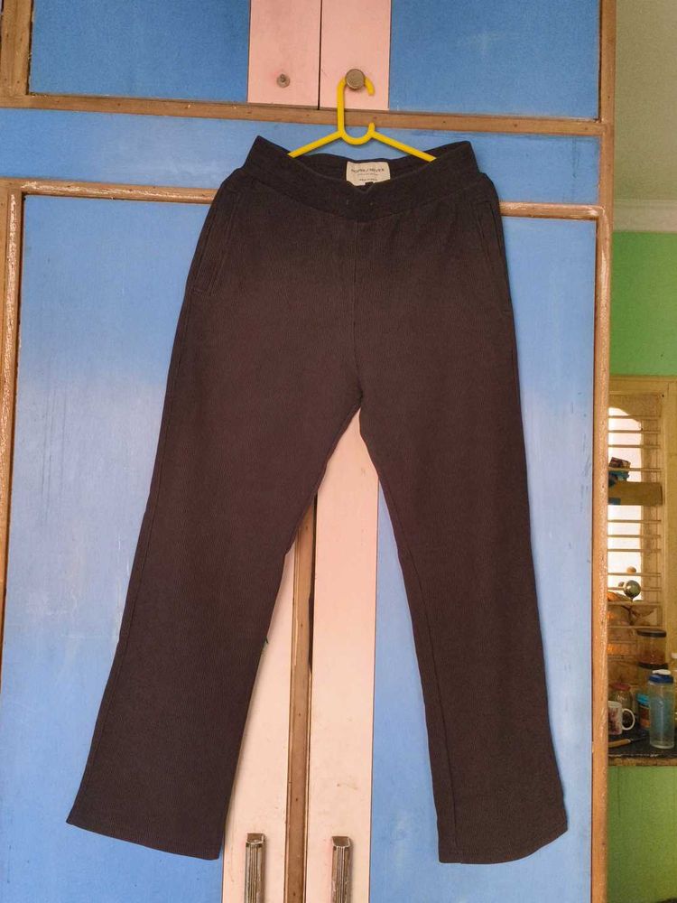 Corduroy striped Black Baggy