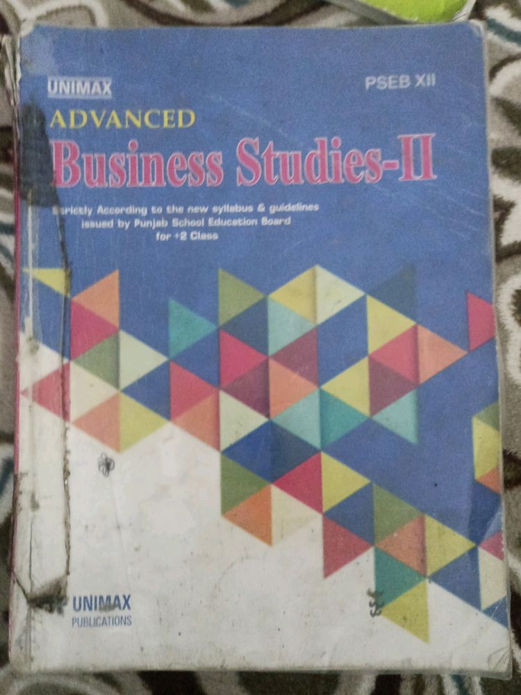 UNIMAX Advanced Business Studies 2 For +2 Pseb