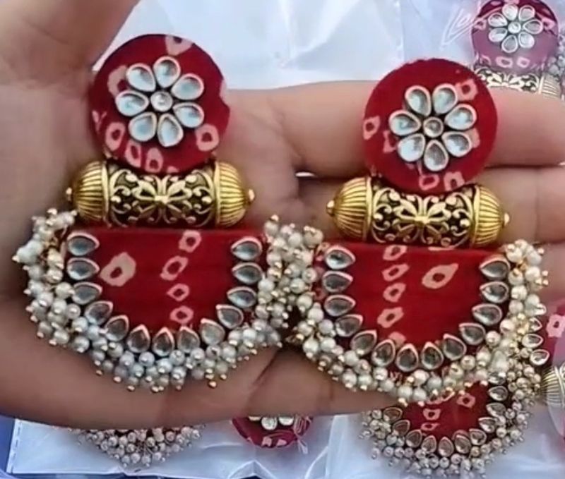 Bandhani Earrings