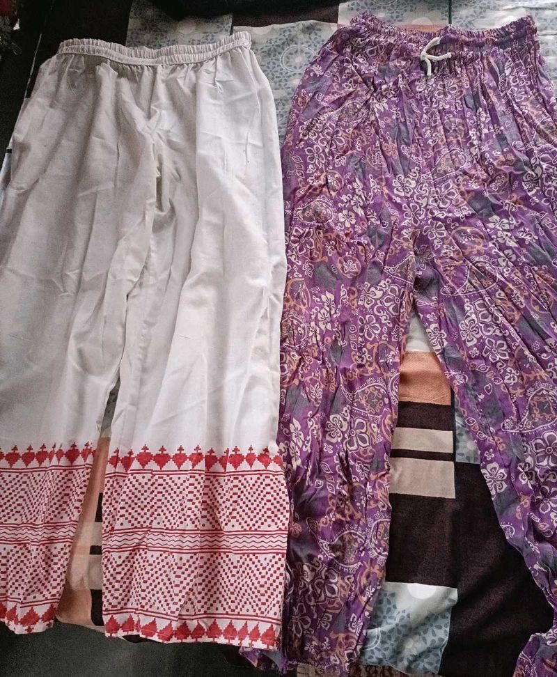 Combo Set Of 2 Palazzo Pants