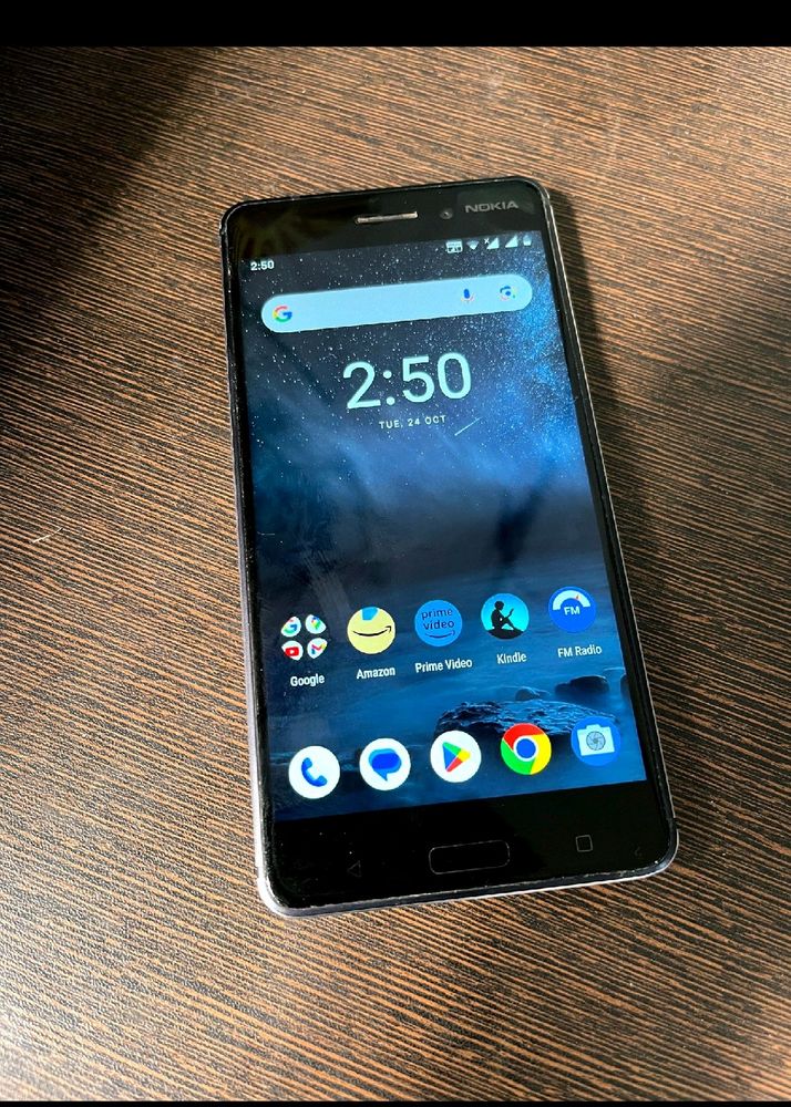 Nokia 6 4G Mobile. Mate Black. No Damage