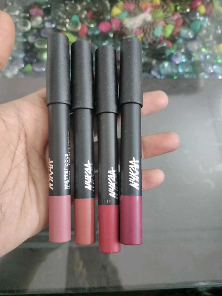 Nykaa Crayon Lipstick Combo (4 Pcs)