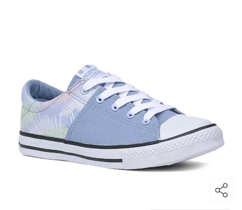 New Bata North Star Women Blue Sneakers
