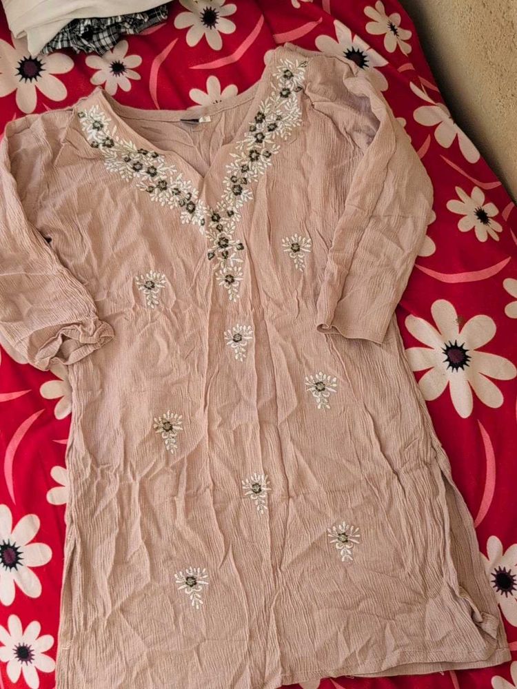 Embroidered Women's Kurta