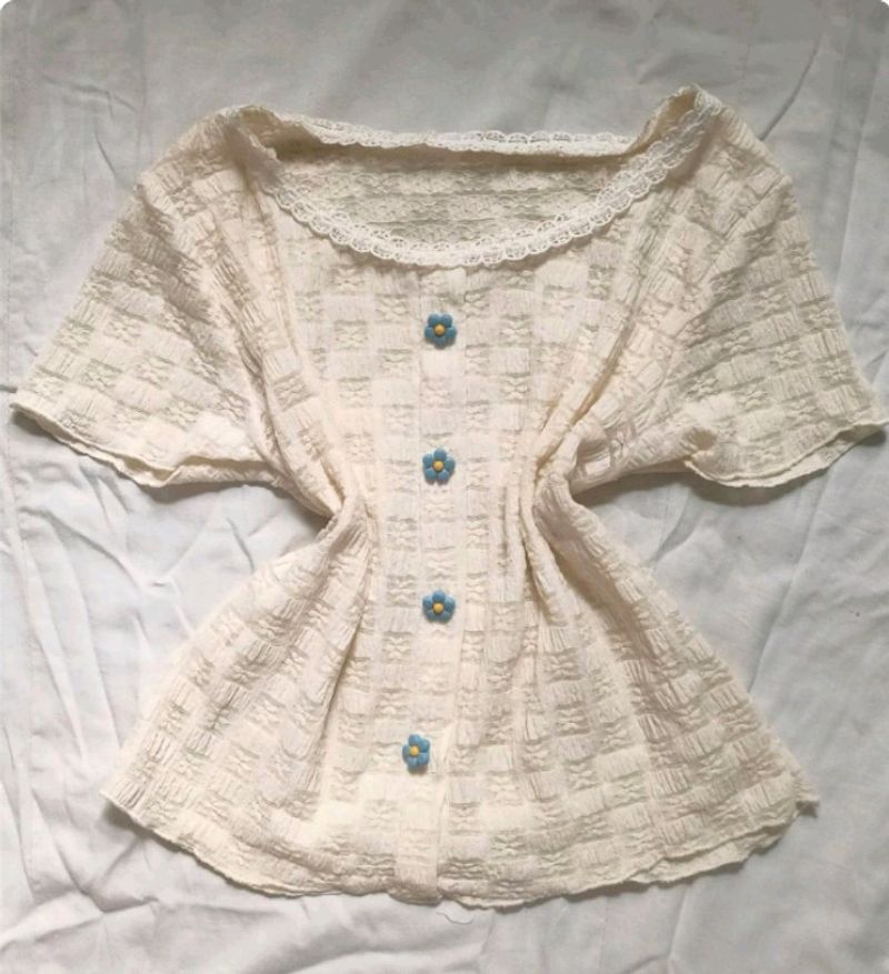 Mesh Top * IT&#39;S IN GREY COLOUR NOW I&#39;VE DYED IT*